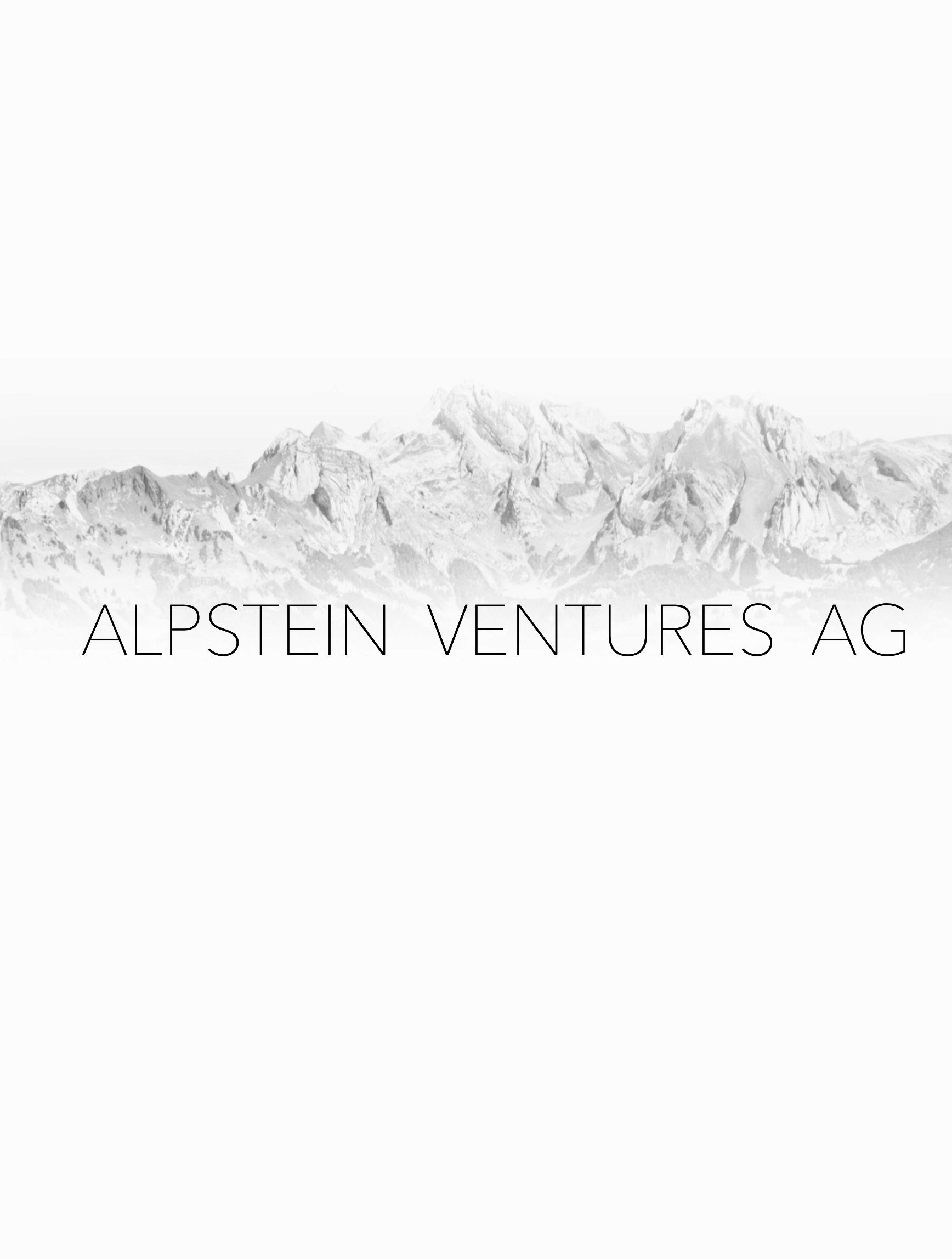 Alpstein Ventures AG